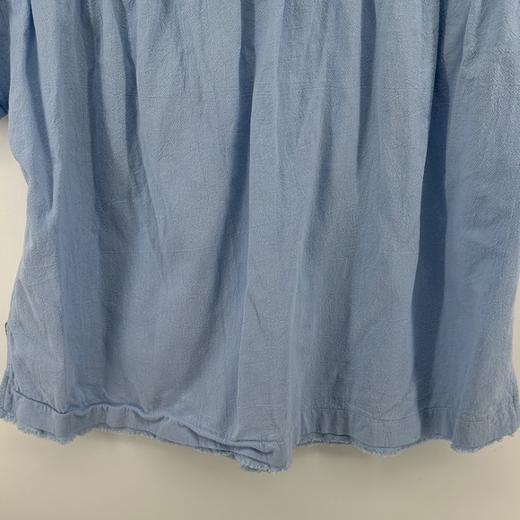 Cottagecore Soft Girl Casual Chin Farmcore Coquette Feminine Blue 100%Cotton SZL - Picture 8 of 12